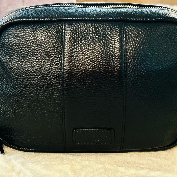 Pom Pom London BLACK City Leather Crossbody Bag W/4 New Straps! EUC! - Picture 2 of 10